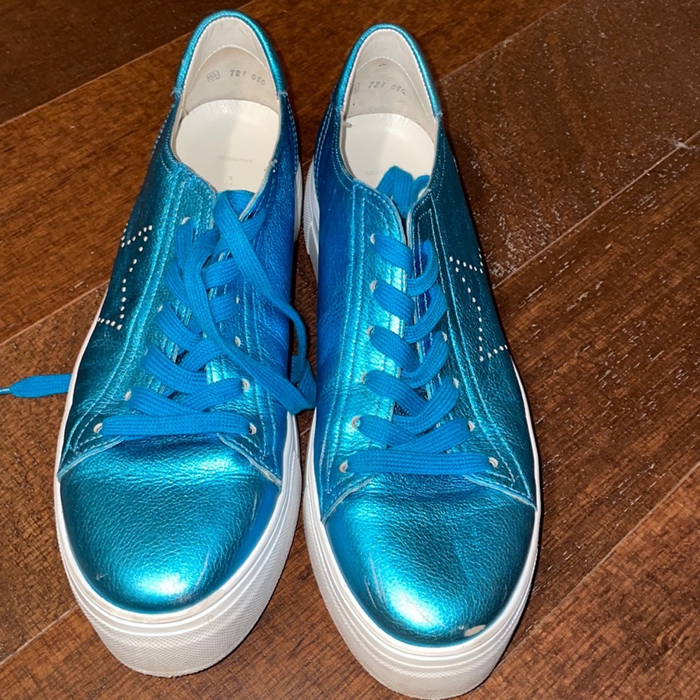 Blue shoes